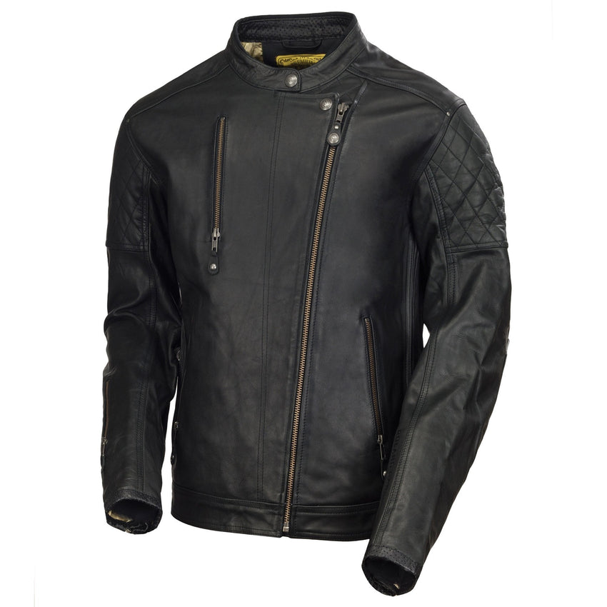 SANDS DESIGN CLASH LEATHER JACKET