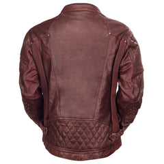 DESIGN CLASH LEATHER JACKET