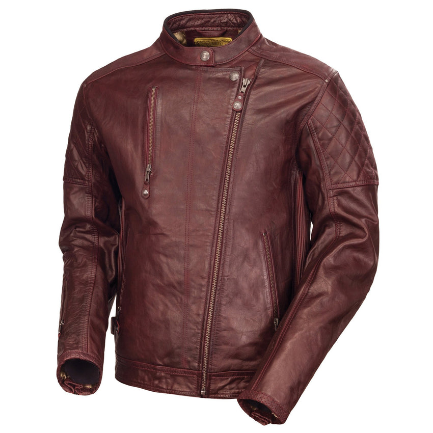 DESIGN CLASH LEATHER JACKET