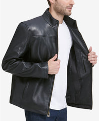 Men's Smooth Leather Jacket - Created by LeathersFort