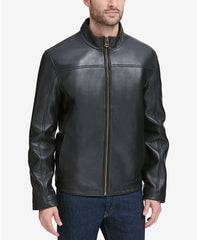 Men's Smooth Leather Jacket - Created by LeathersFort