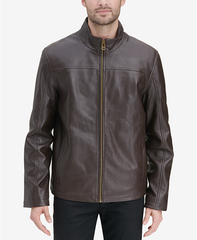 Men's Smooth Leather Jacket - Created by LeathersFort