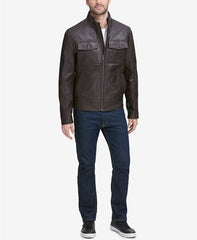 Buy Men's Leather Trucker Jacket