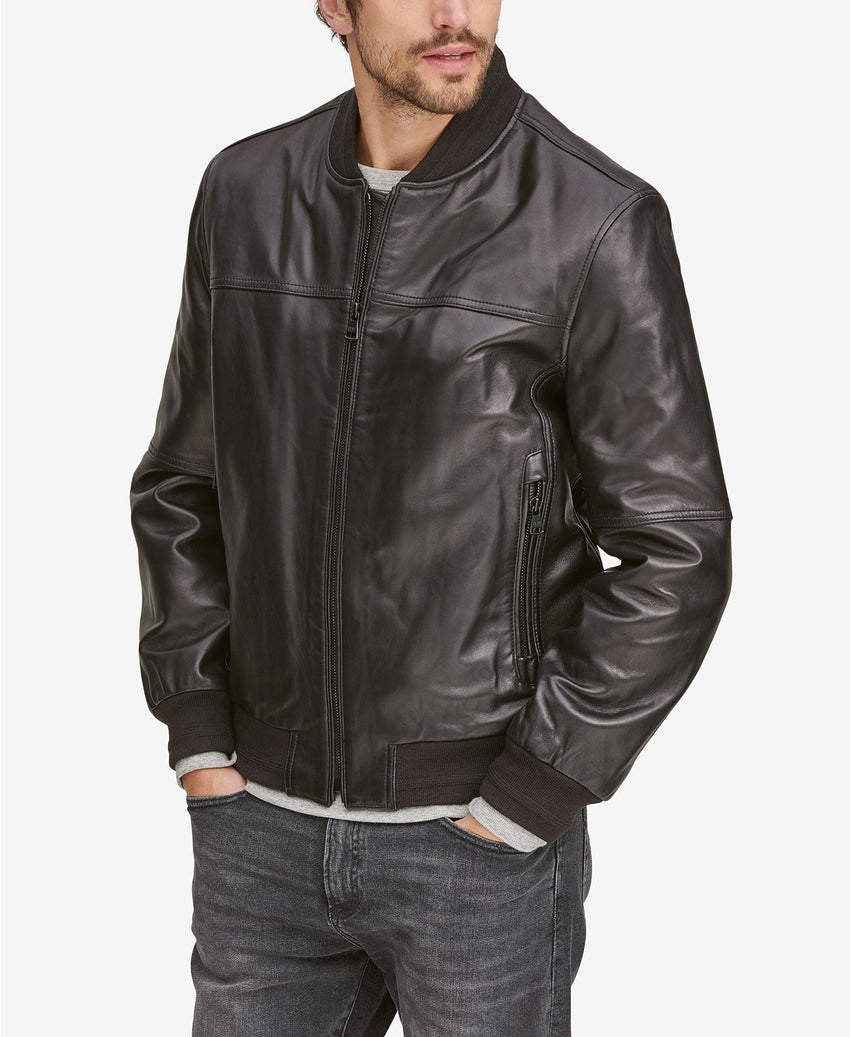 Men's Leather Bomber Jackets - Buy Summit Leather Jackets For Men