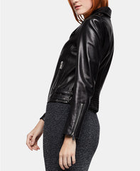 Buy Leather Moto Jacket Women's