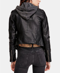 New Dawn Faux Leather Women Jacket - Free People