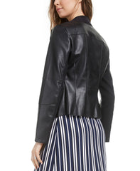 Buy Flyaway Faux-Leather Jacket For Women's