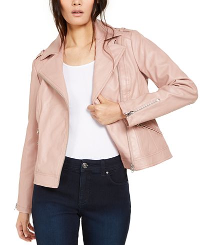 Women Leather & Faux Leather Moto Jackets - LeathersFort