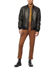 Men's Leather Bomber Jackets - Buy Summit Leather Jackets For Men