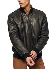 Men's Leather Bomber Jackets - Buy Summit Leather Jackets For Men