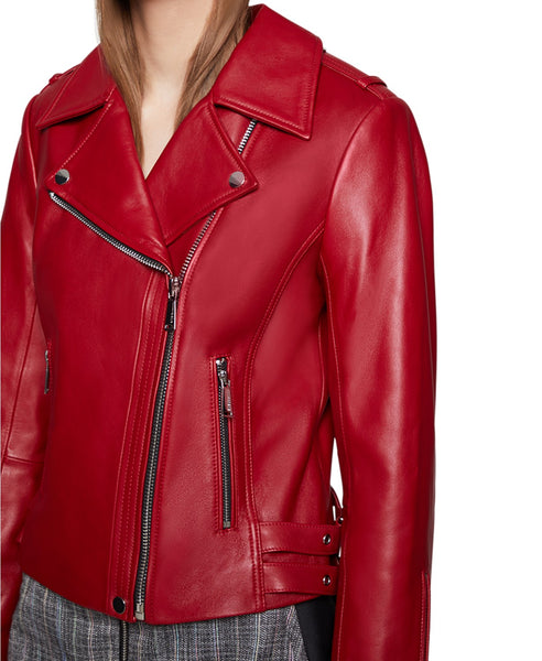 Women's Genuine Leather Moto Jackets - Best Winter Jackets