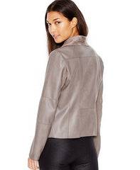 Buy Flyaway Faux-Leather Jacket For Women's