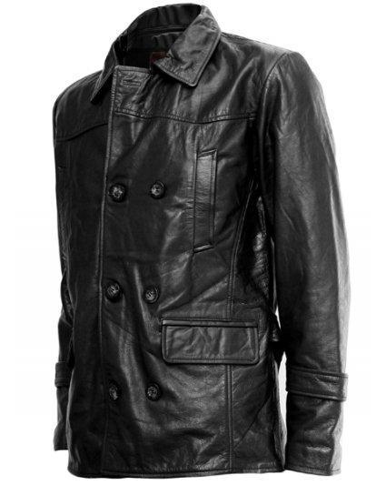 Christopher Eccleston DR Who Black Leather Jacket