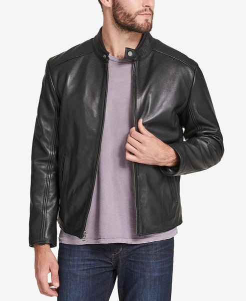 Buy Men's Leather Moto Jacket - Moto & Bomber Men Leather Jackets