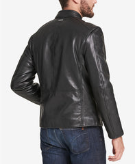 Buy Men's Leather Moto Jacket - Moto & Bomber Men Leather Jackets