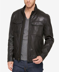 Buy Men's Leather Trucker Jacket