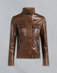 GANGSTER LEATHER JACKET