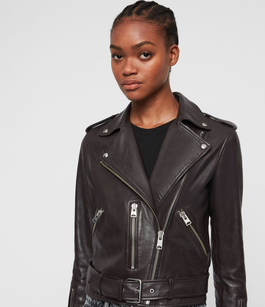 BALFERN LEATHER BIKER JACKET