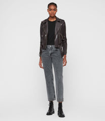 BALFERN LEATHER BIKER JACKET