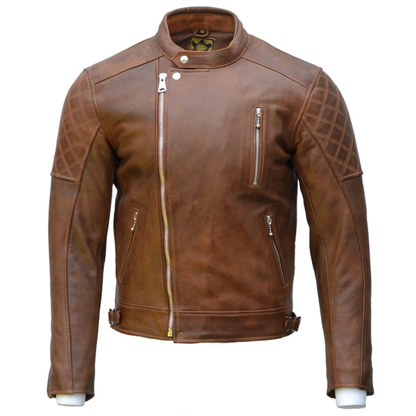 ARMOURED LEATHER JACKET