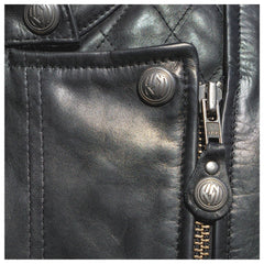 SANDS DESIGN CLASH LEATHER JACKET