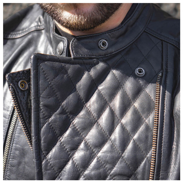 SANDS DESIGN CLASH LEATHER JACKET
