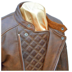 ARMOURED LEATHER JACKET
