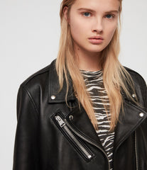 BILLIE LEATHER BIKER JACKET