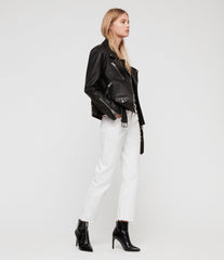 BILLIE LEATHER BIKER JACKET