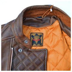 ARMOURED LEATHER JACKET