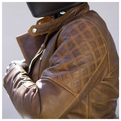 ARMOURED LEATHER JACKET
