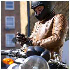 ARMOURED LEATHER JACKET