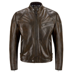 SUPREME HAND WAXED LEATHER JACKET